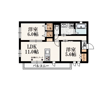 ミュゲットの間取り