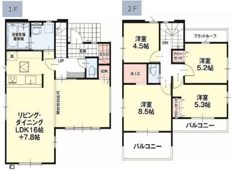 LIGARE宇都宮市東峰町2期　新築一戸建ての間取り|3号棟の間取りです。