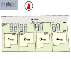 LIGARE宇都宮市東峰町2期　新築一戸建ての区画図