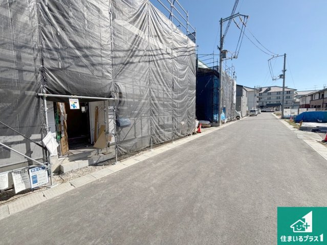 天理市指柳町　第2期　新築一戸建ての外観|現在の進捗状況です！順調に作業進行中、完成が待ち遠しいです！詳細の間取り等、お気軽にお問い合わせください！