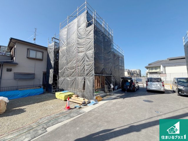天理市指柳町　第2期　新築一戸建ての外観|周辺は落ち着いた街並みの住宅地！子育てがしやすい住環境です！まだ未完成ですが、現地でしかわからない事もございます。是非一度ご覧ください。