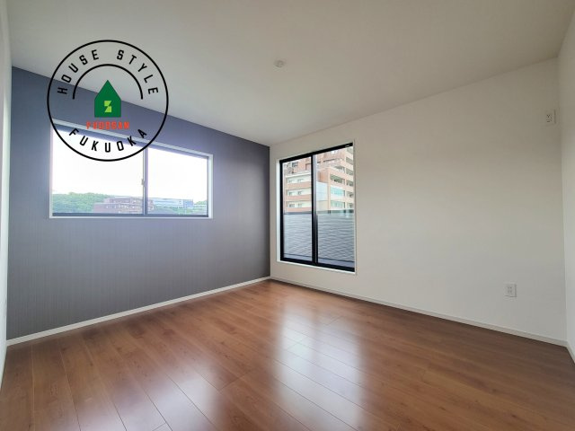 福岡市東区土井2丁目第3-4棟（4号棟）　の寝室|主寝室には収納力に優れたクローゼットがありますので、お部屋もすっきり片付きます。