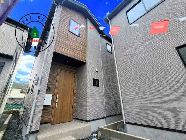 福岡市東区土井2丁目第3-4棟（4号棟）　の外観|デザイン性のある外観です。