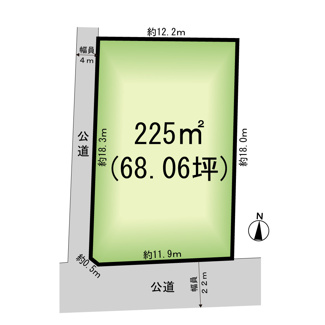 【土地図】 | 「建築条件なし」日当たり良好！TX線守谷駅から徒歩9分の好立地！
