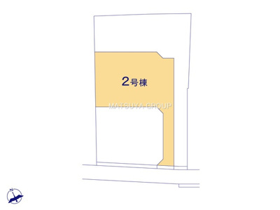 【区画図】 | リーブルガーデン岡崎255下和田町　2号棟