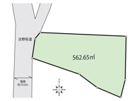 青梅市御岳　第１種低層住居専用地域　売地の画像