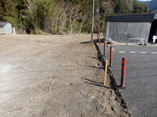 【外観】 | 青梅市御岳　第１種低層住居専用地域　売地 | 南側境界