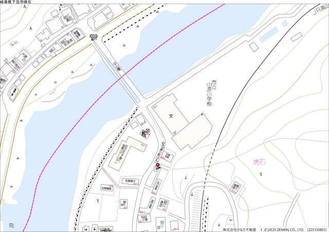 8/29成約　賃貸戸建　下呂市焼石　月額2.8万（8/23新規）の地図