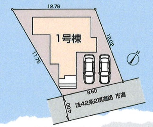 【区画図】 | 国立市西1丁目　新築戸建　全1棟