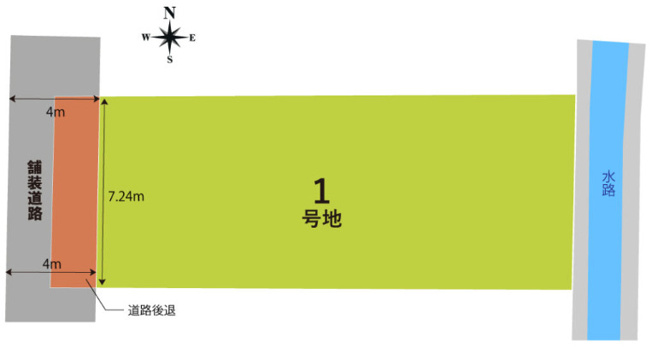 【区画図】 | S41244-1号地上高野 | 土地図