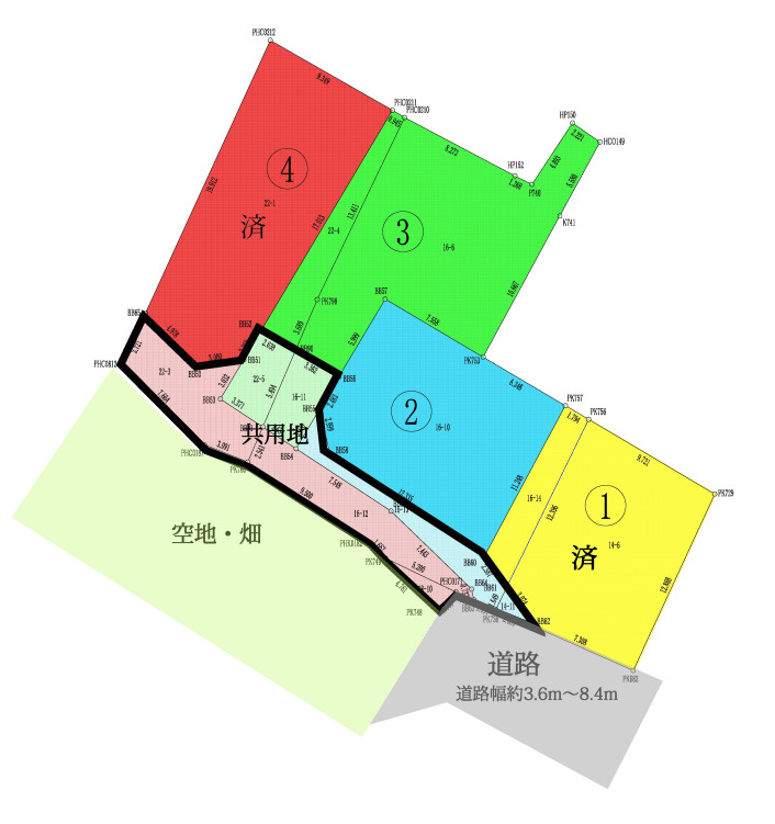【今からご案内可能】東海市名和町南三宅山　全9区画　3号地　