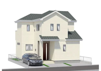 【外観パース】 | 静岡市清水区石川 2期 新築一戸建て A号棟 | 外観パースです