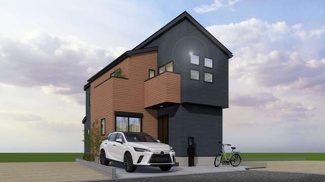 【外観】 | 綾瀬市落合南4丁目  3号棟 4期 | イメージパース（完成時に現況と異なる場合は現況優先となります）