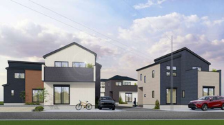 【外観】 | 綾瀬市落合南4丁目  3号棟 4期 | イメージパース（完成時に現況と異なる場合は現況優先となります）