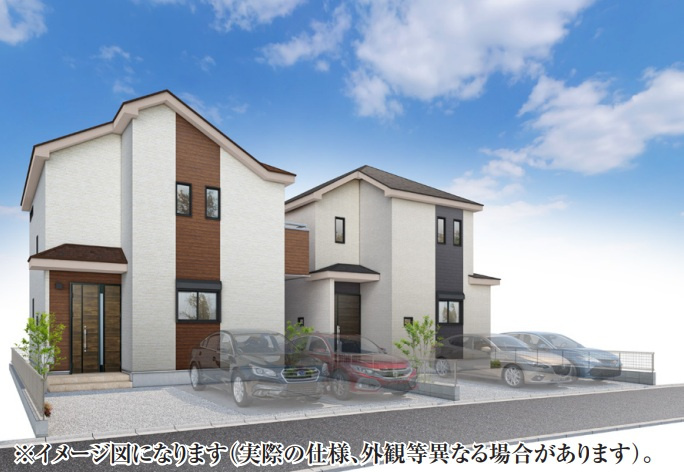 明石市魚住町中尾の外観パース|完成予想図