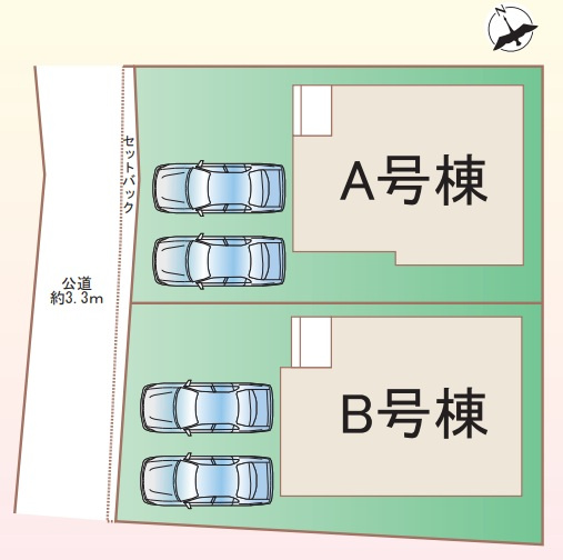 明石市魚住町中尾の区画図