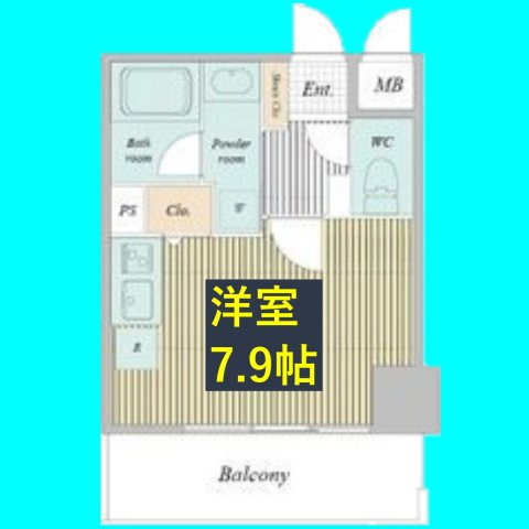 レジディア高岳の間取り