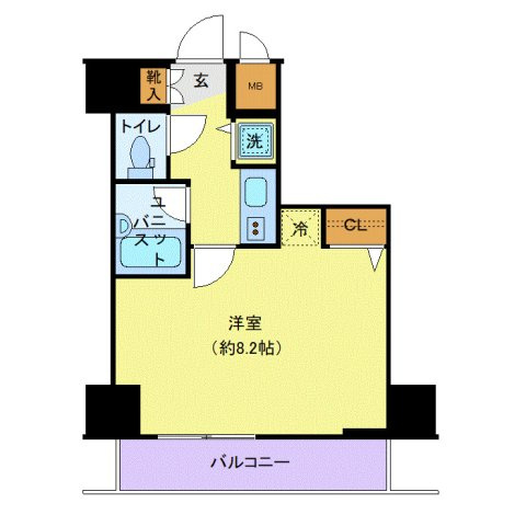 グランド・ガーラ麻布十番の間取り