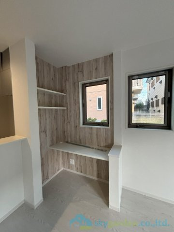 秦野市鶴巻南4期　新築戸建　全1棟1号棟の居間・リビング