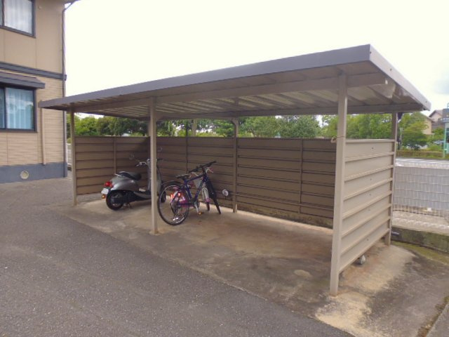 倉敷市福田町古新田のアパートのその他共用部分|駐輪場