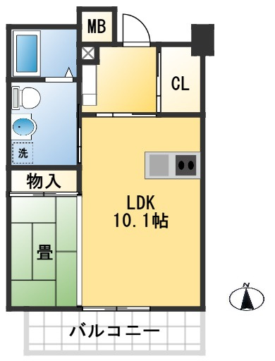 ロハス江坂の間取り