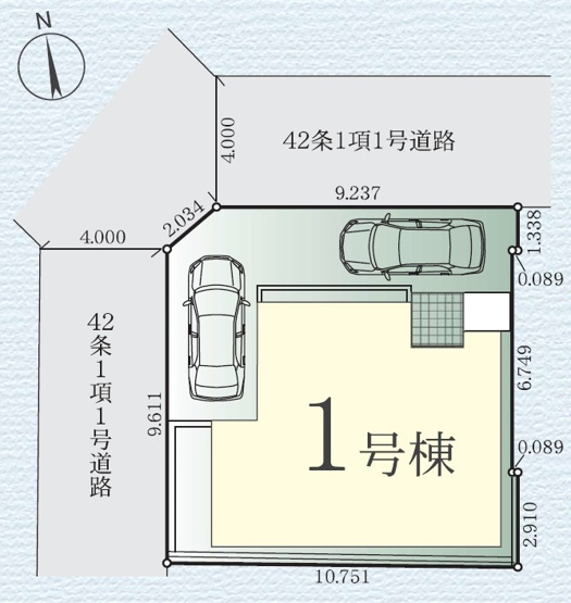 【区画図】 | 秦野市鶴巻南　限定１棟　新築住宅