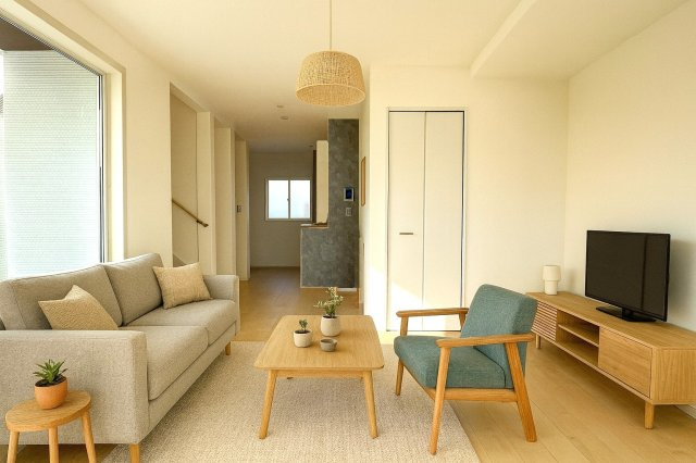 練馬区大泉町4丁目　ZEH水準　省エネ大型邸宅の外観パース