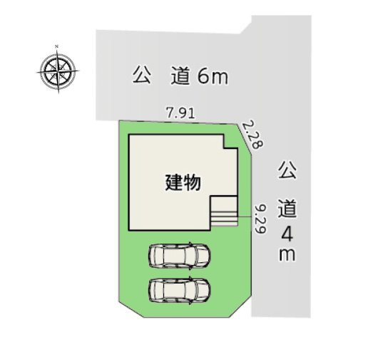 新築戸建て　函南町肥田２期　全１棟の区画図