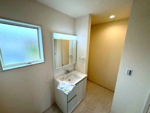 新築戸建て　函南町肥田２期　全１棟の脱衣所