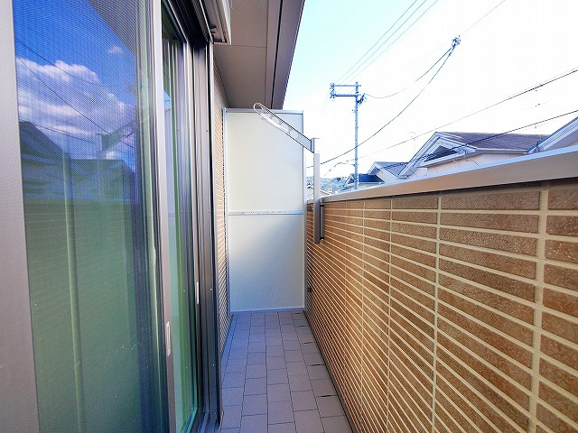 ベルリード奈良女子大前のバルコニー