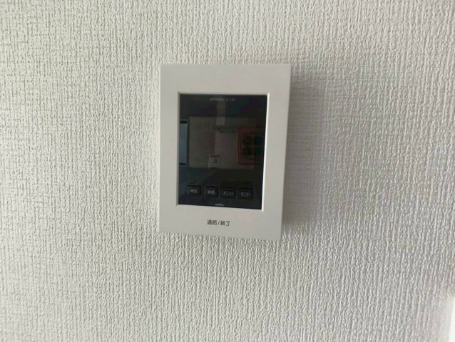 熊本市東区　尾ノ上1期　の防犯設備|リビングから来訪者を確認できます
