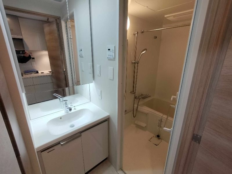 シーズンフラッツ浅草の独立洗面台