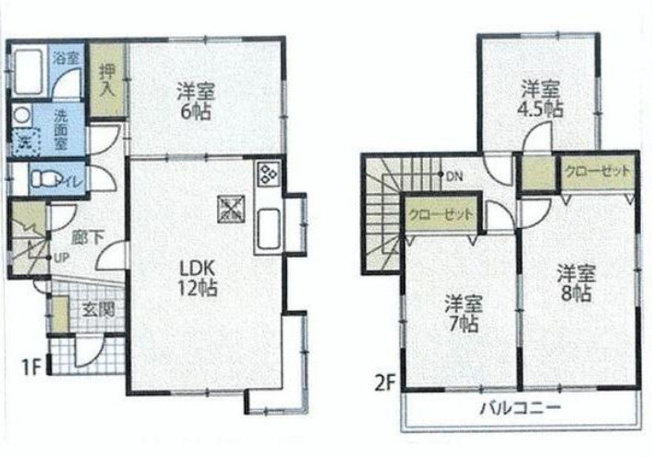 【間取り】 | 高崎市新後閑町　中古住宅