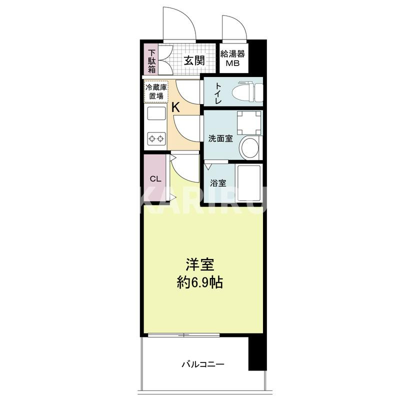 LIVE CASA城東中央の間取り