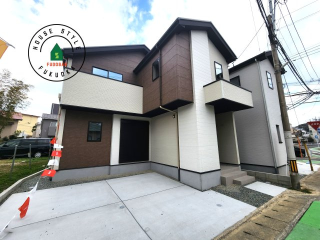 福岡市城南区長尾4丁目第2-4棟（3号棟）　の外観|デザイン性のある外観です。