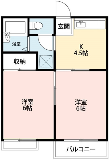 【間取り】 | やなぎハイツ