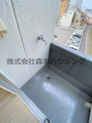 【設備】 | 　ピュアスモト　C棟 | 洗濯機置き場です