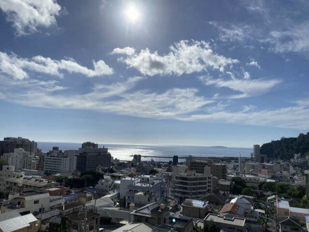 熱海来の宮マンションの展望