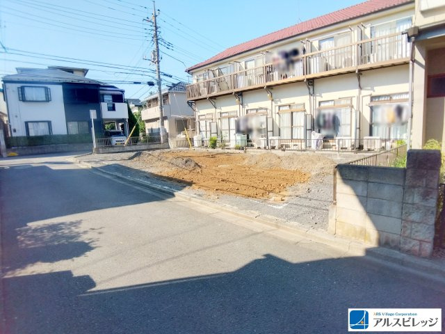 売地／ふじみ野市北野3期の前面道路含む現地写真