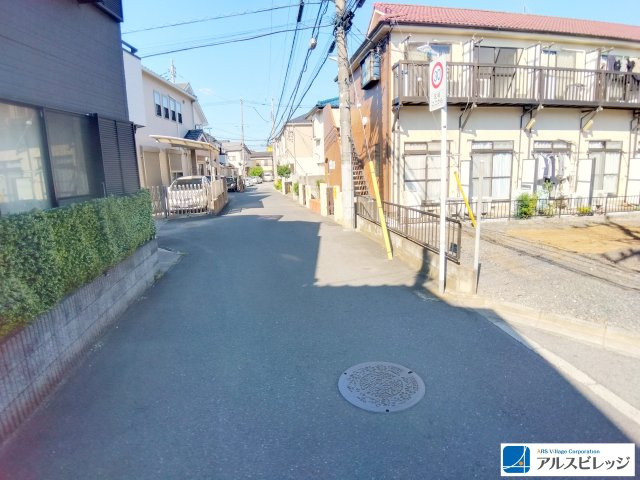 売地／ふじみ野市北野3期の前面道路含む現地写真