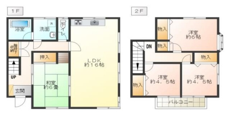 東金市下谷　中古戸建の間取り|図面と現況に相違がある場合、現況を優先致します。