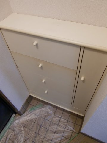 前の浦マンションの玄関