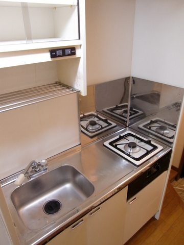 前の浦マンションのキッチン|1口ガスキッチン