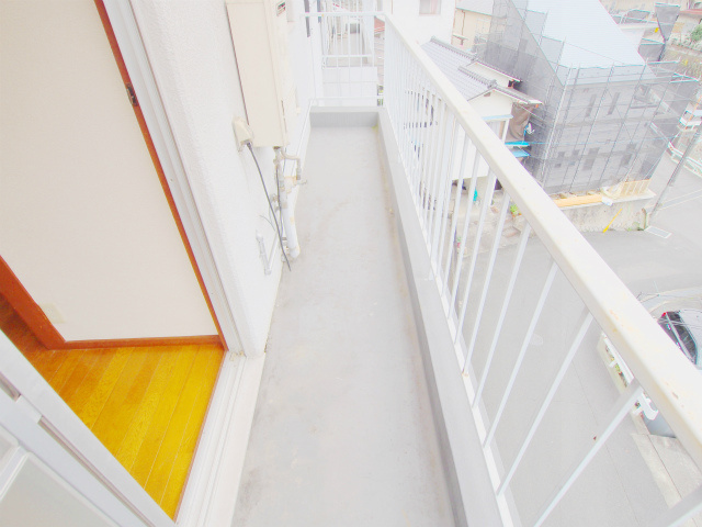 天神マンションのバルコニー