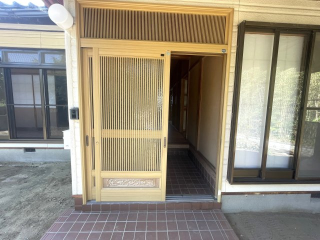 井之内K邸貸家の玄関