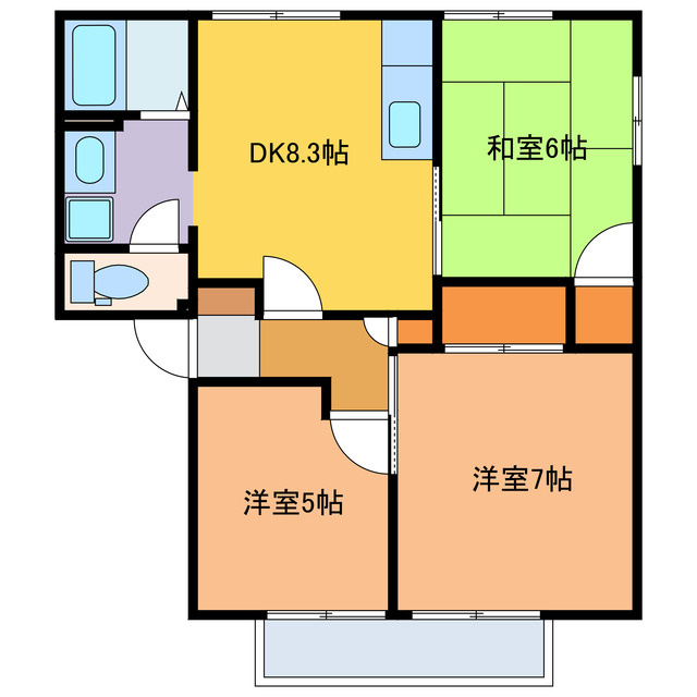サイプレスハイツの間取り