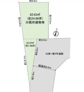 【土地図】 | 新宿区南元町売地