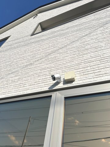 【新築戸建】千歳市信濃1丁目2棟の防犯設備|防犯カメラ