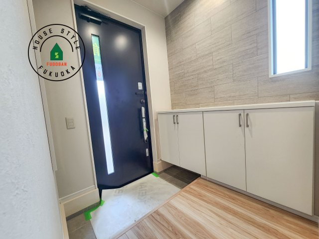 古賀市花見東3丁目第3-2棟（2号棟）　の防犯設備|二重ロックでしっかり防犯対策ができます。