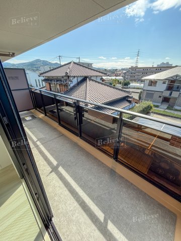 ハイランド野十郎のバルコニー|日当たりの良いバルコニー♪